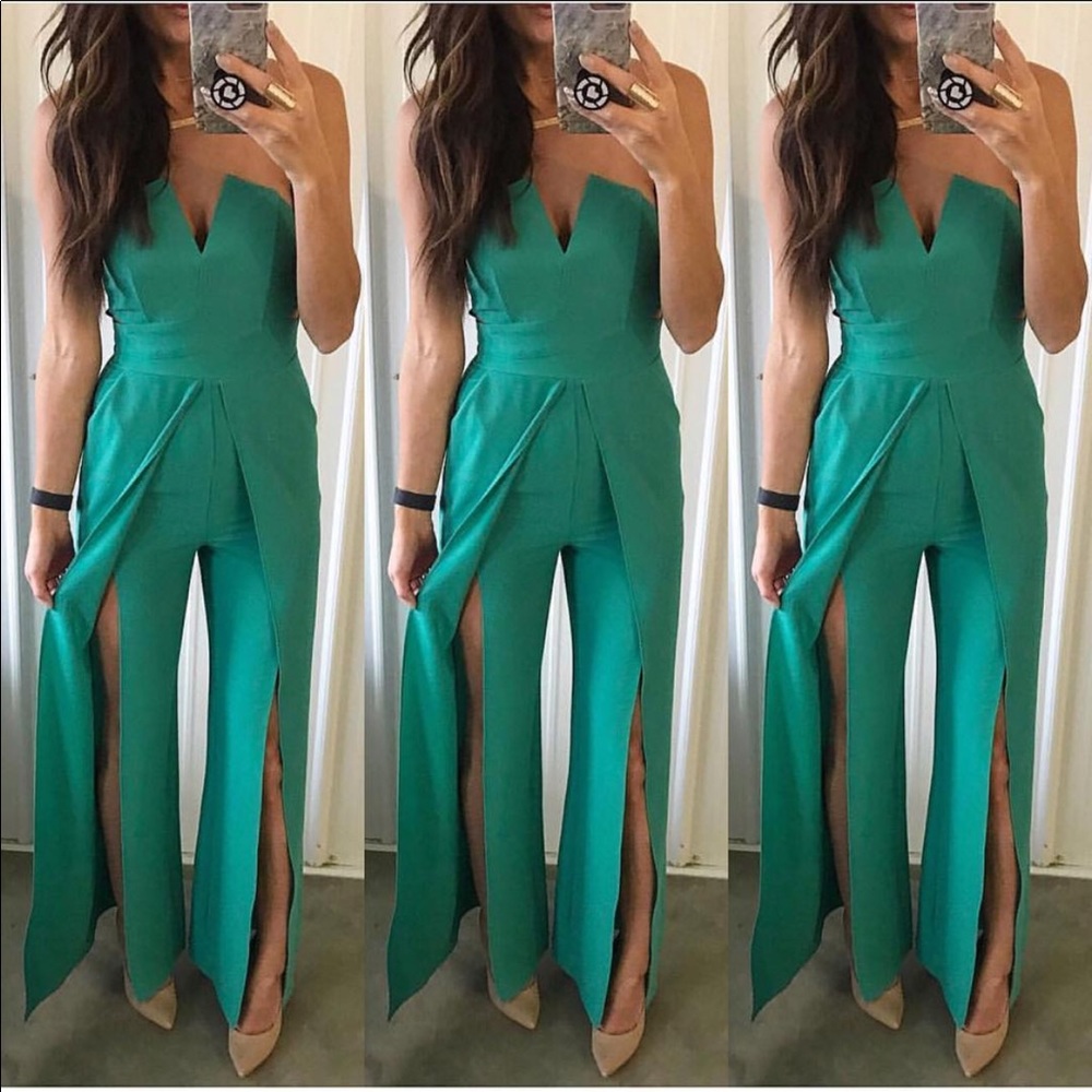 Strapless Cutout Jumpsuit